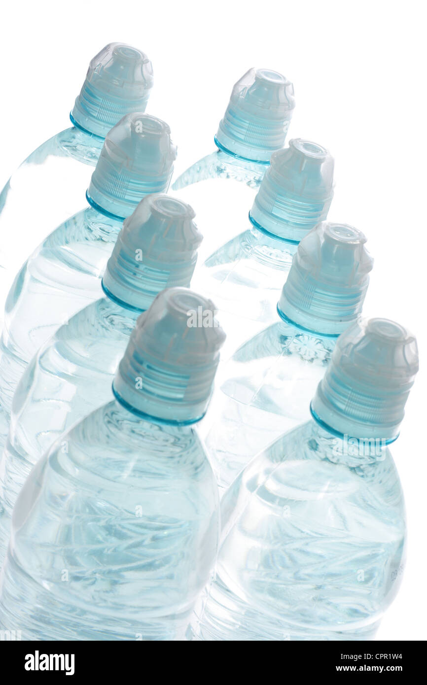 Bottled Water, Photo On The White Background Stock Photo - Alamy