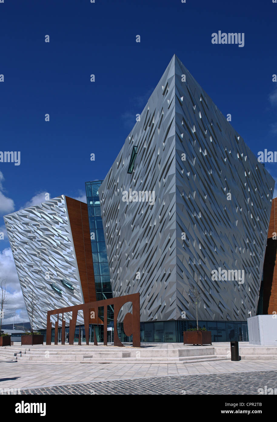 Titanic Belfast Visitor Centre Stock Photo