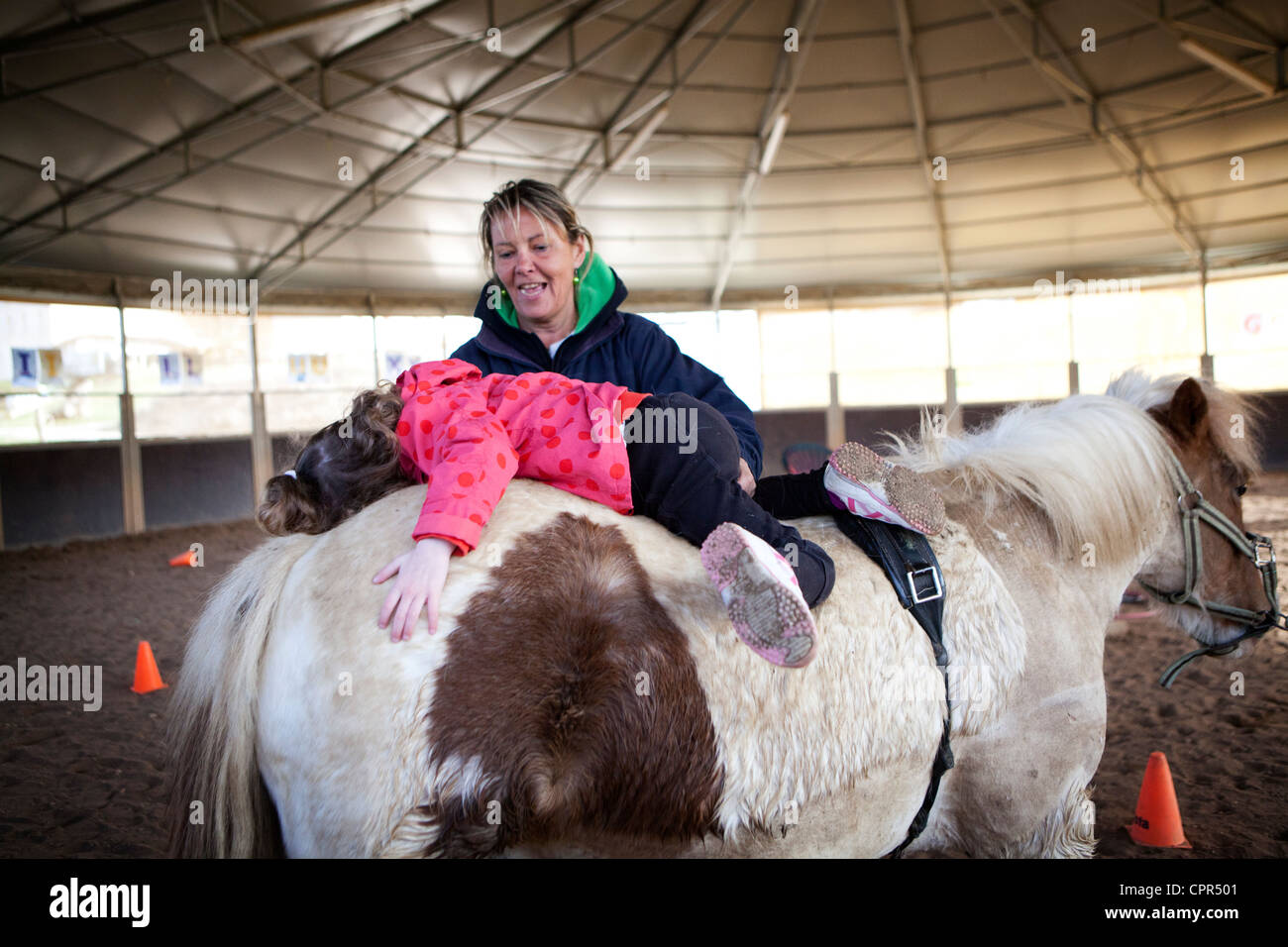 HIPPOTHERAPY Stock Photo Alamy