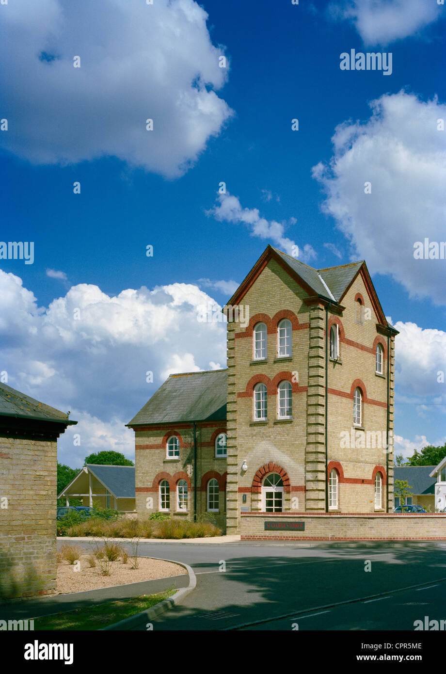 St George's Tower Hately St George Cambridgeshire Stock Photo