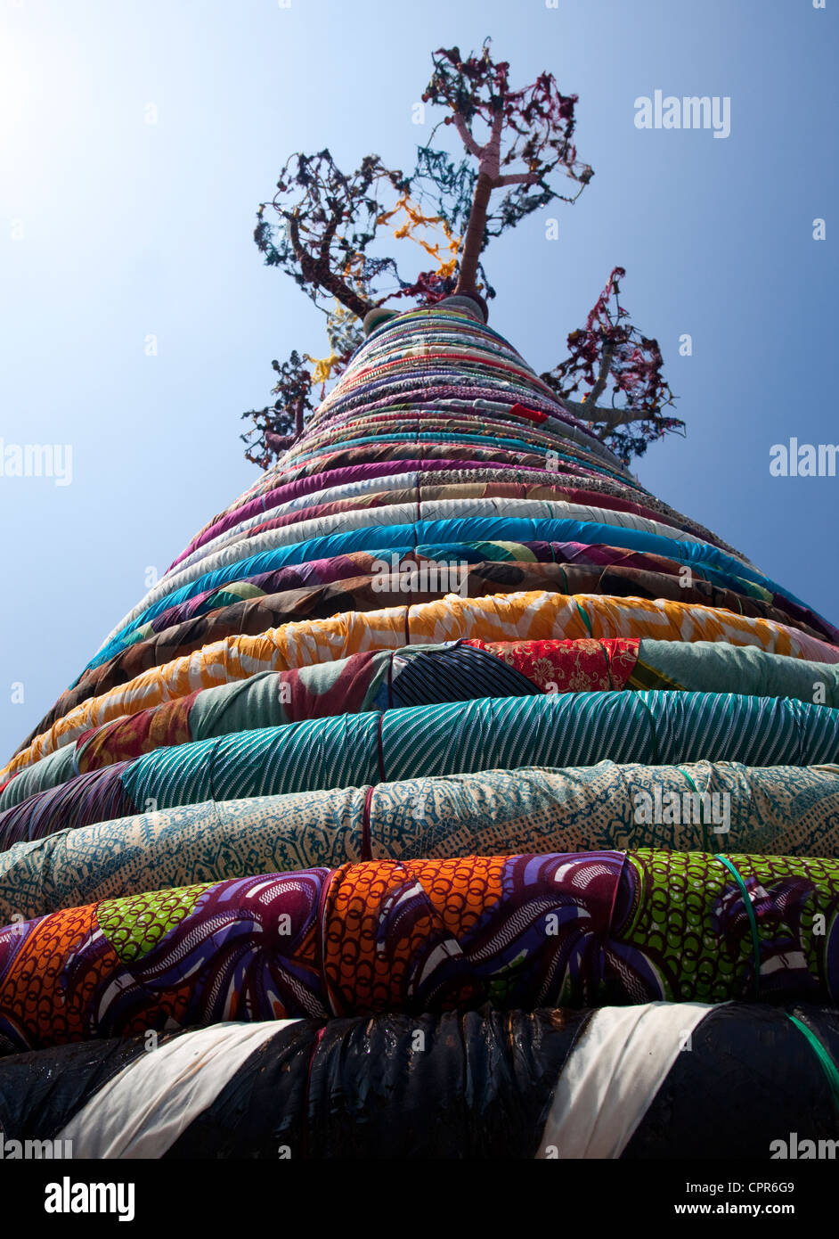 Under The Baobab Tree by Pirate Technics on South Bank, London for Festival of the World summer 2012 Stock Photo