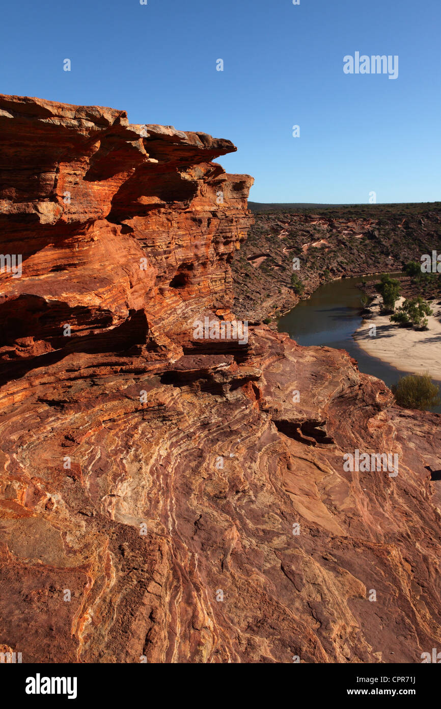 Tumblagooda Sandstone in Kalbarri National Park, Western Australia ...