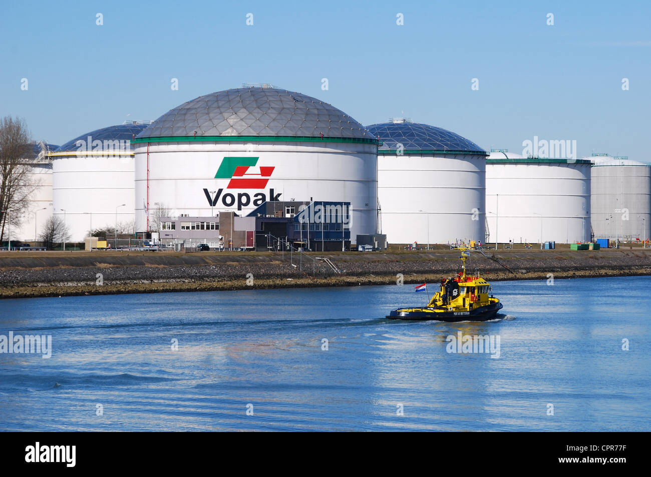 Vopak tank terminals for storage of petrochemicals and fuels, Europoort