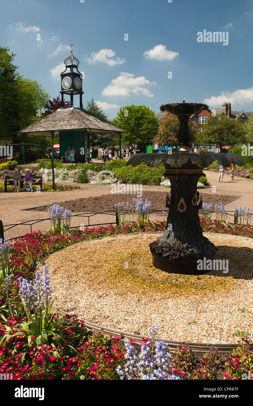 Hall Leys Park, Matlock, Derbyshire, England, UK Stock Photo