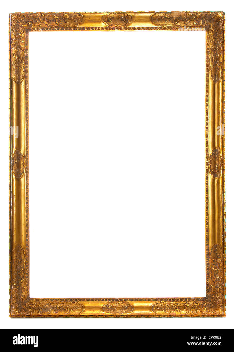 detailed complete frame in gold Stock Photo - Alamy