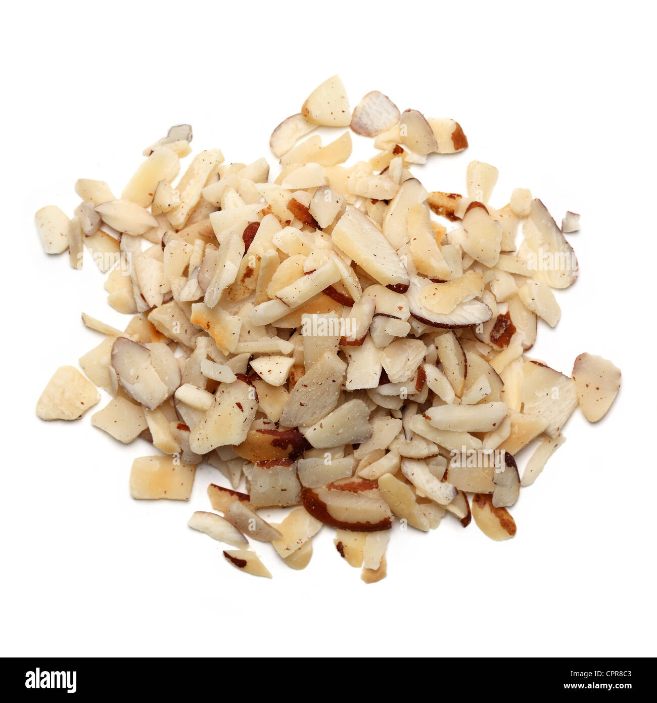 pile chopped Brazil nuts Stock Photo Alamy