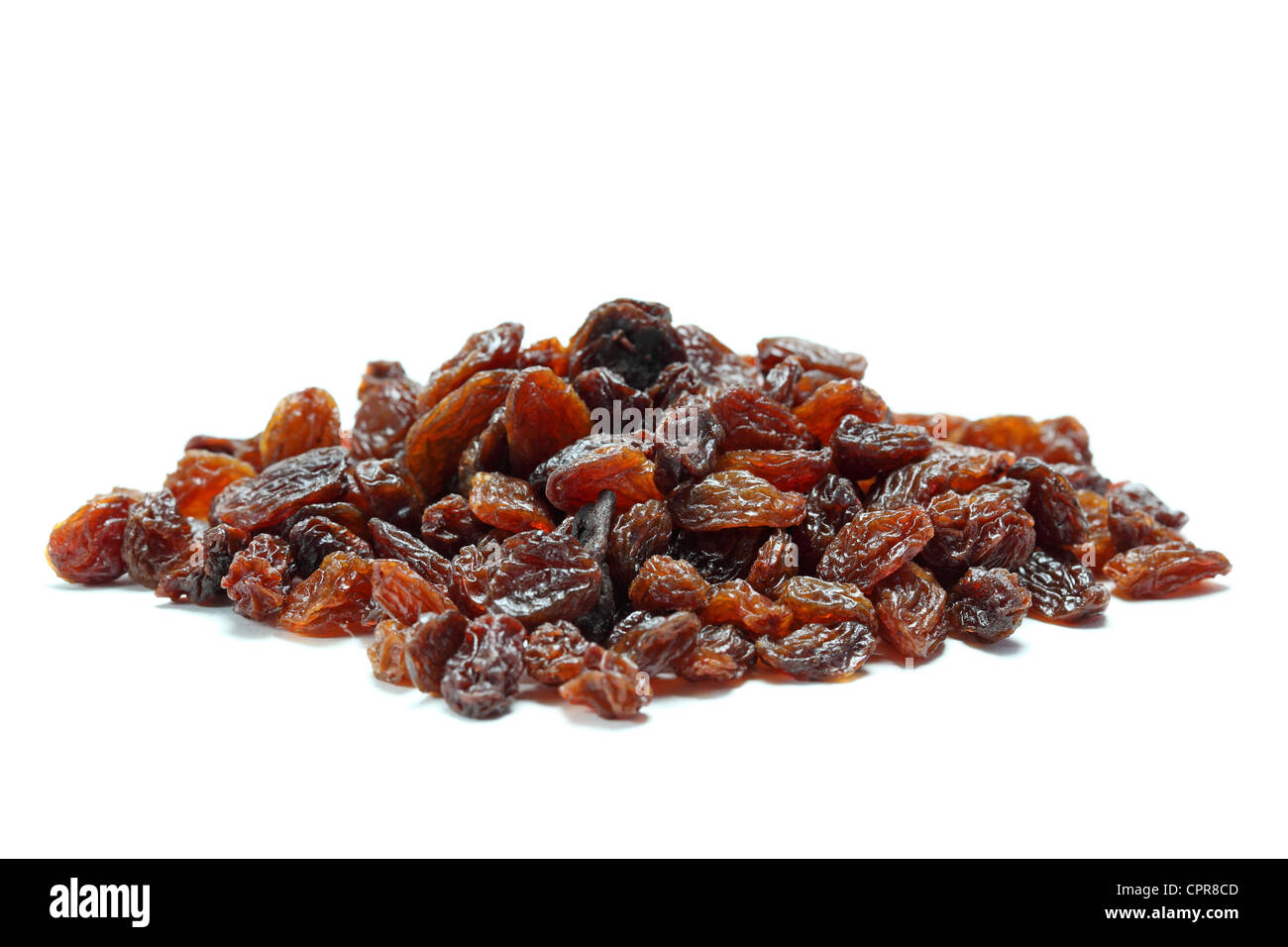 pile sultanas raisins Stock Photo