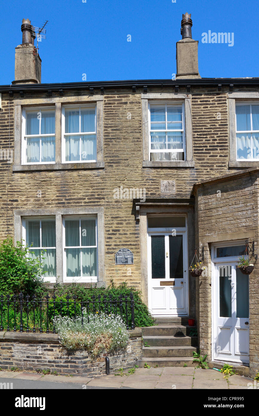 Bronte family birthplace in Thornton, Bradford, West Yorkshire Stock
