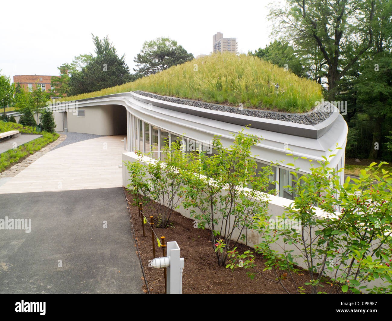 Brooklyn Botanic Garden new visitors center in New York Stock Photo Alamy