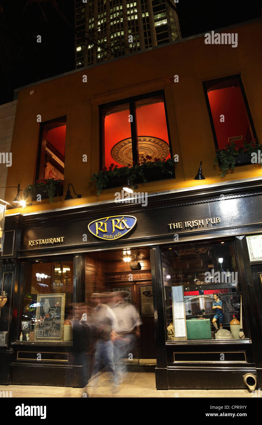 Ri Ra Irish Pub in uptown Charlotte, North Carolina, USA Stock Photo