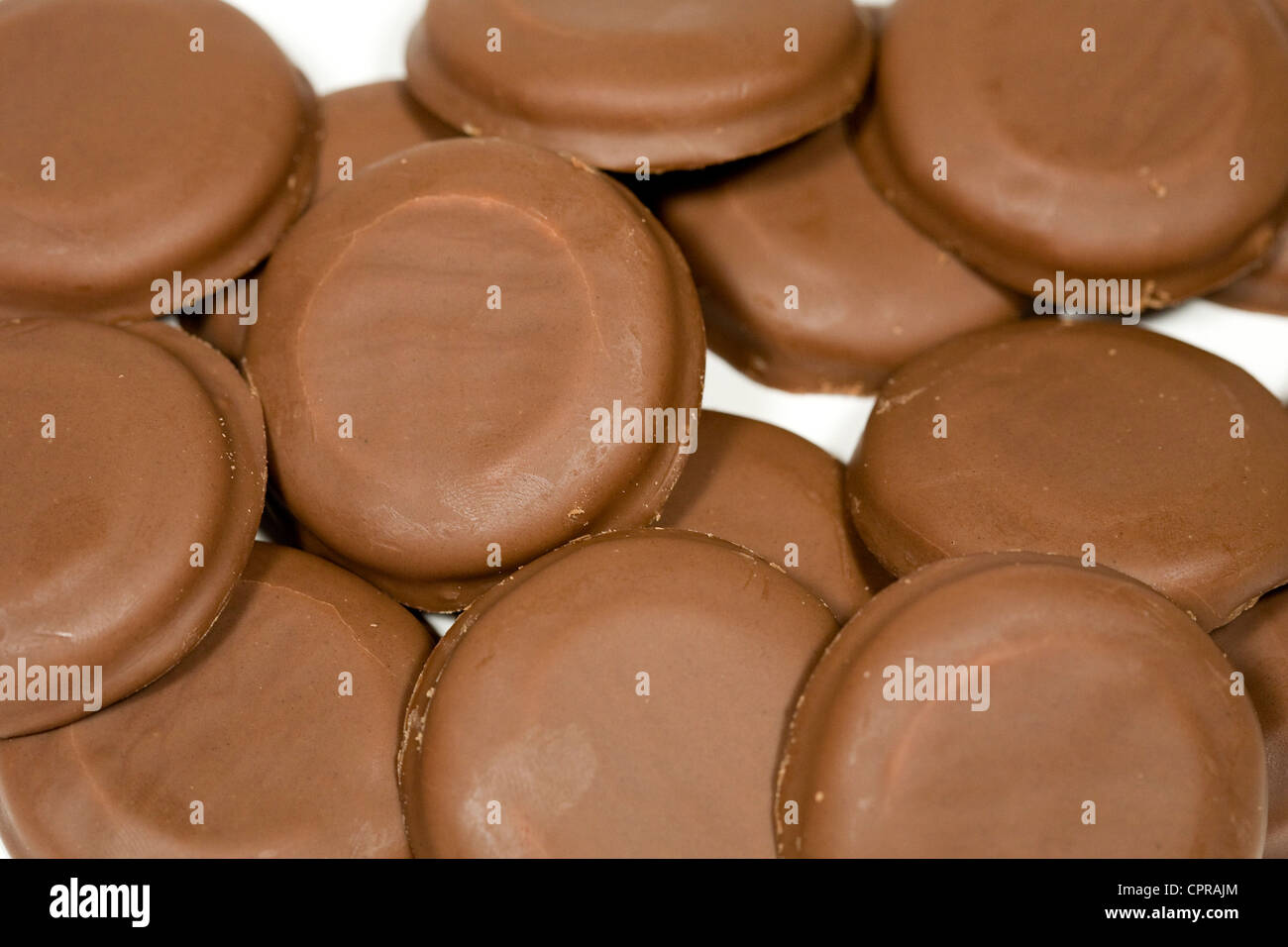 Tagalongs Girl Scout cookies.  Stock Photo