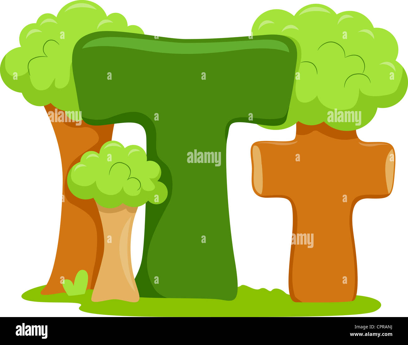 Illustration Featuring The Letter T Stock Photo Alamy