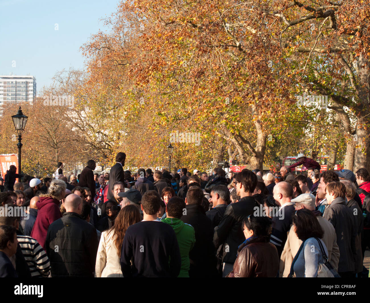 Speakers Corner Hyde Park, London Stock Photo