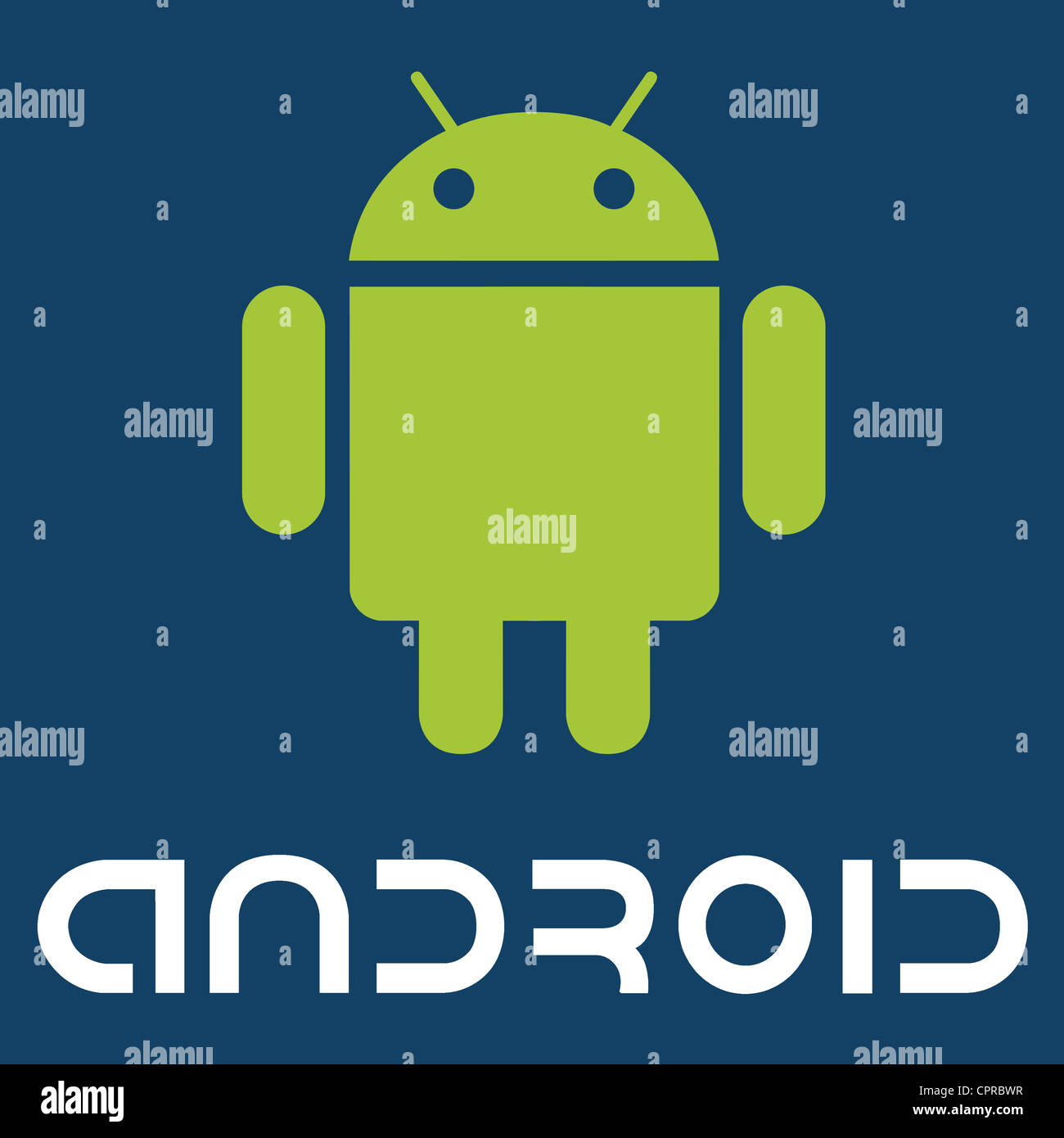 Android brand Logo Robot sign - EDITORIAL USE ONLY Stock Photo - Alamy