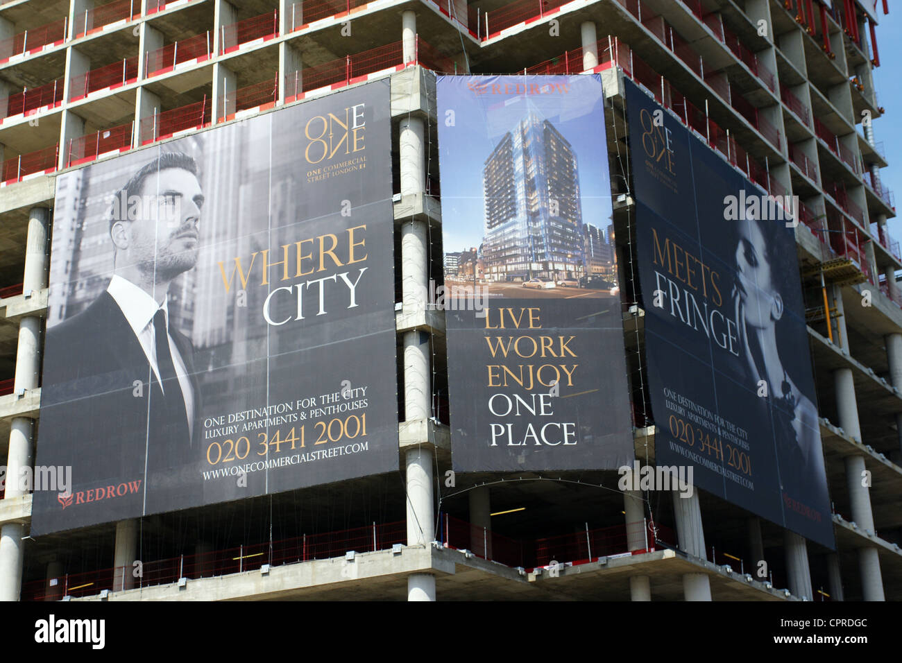 New building development in London's Commercial Street Stock Photo - Alamy