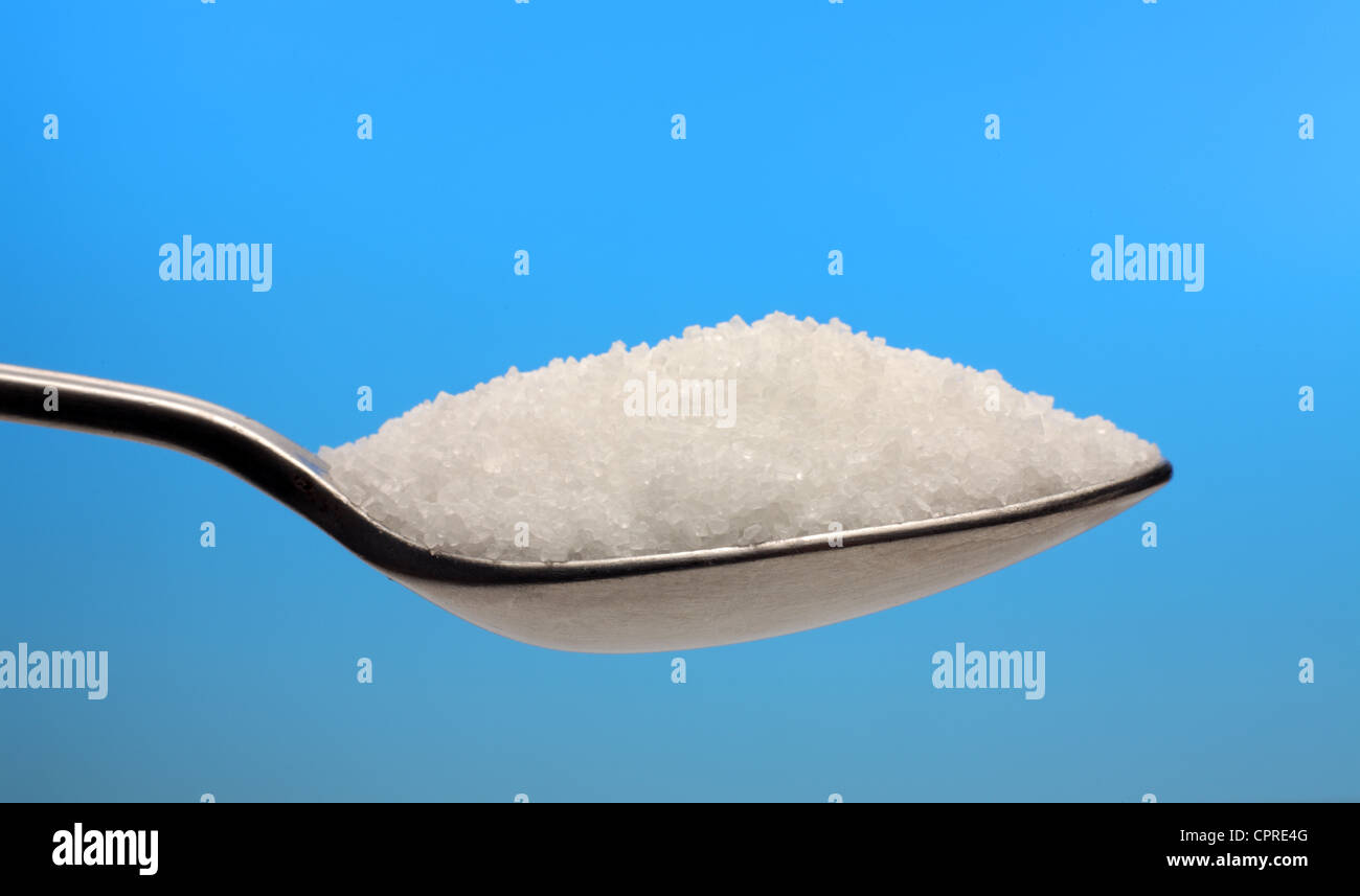 Spoonful  of sugar. Stock Photo