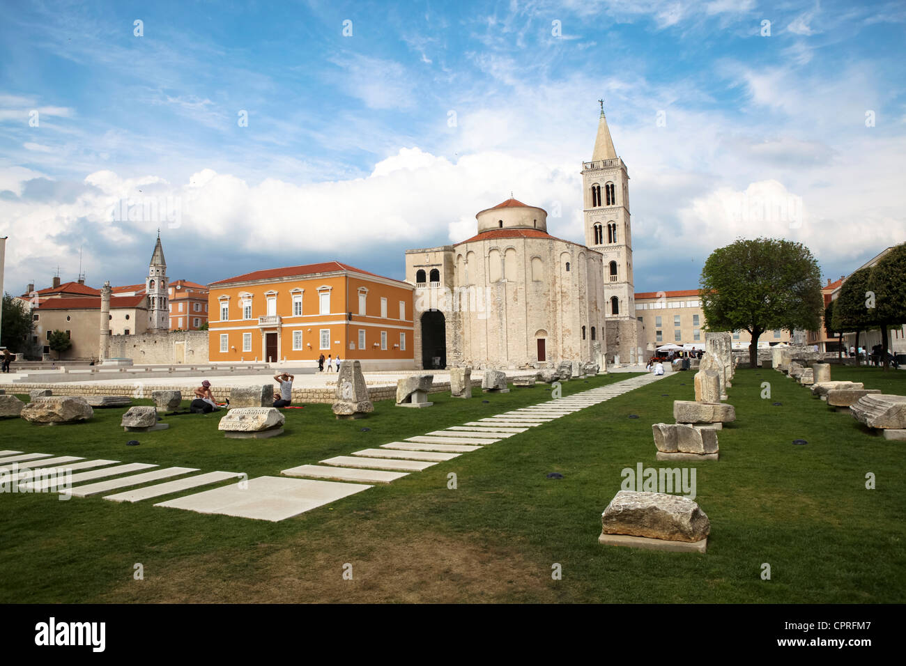 Zadar cathedral Croatia Stock Photo