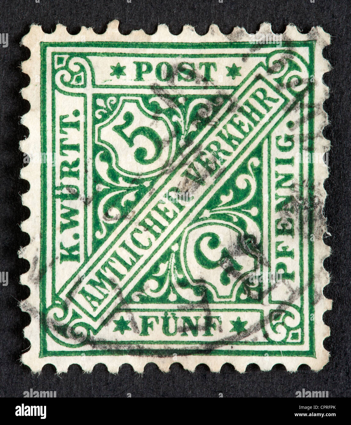 Postage stamp wurttemberg germany hires stock photography and images