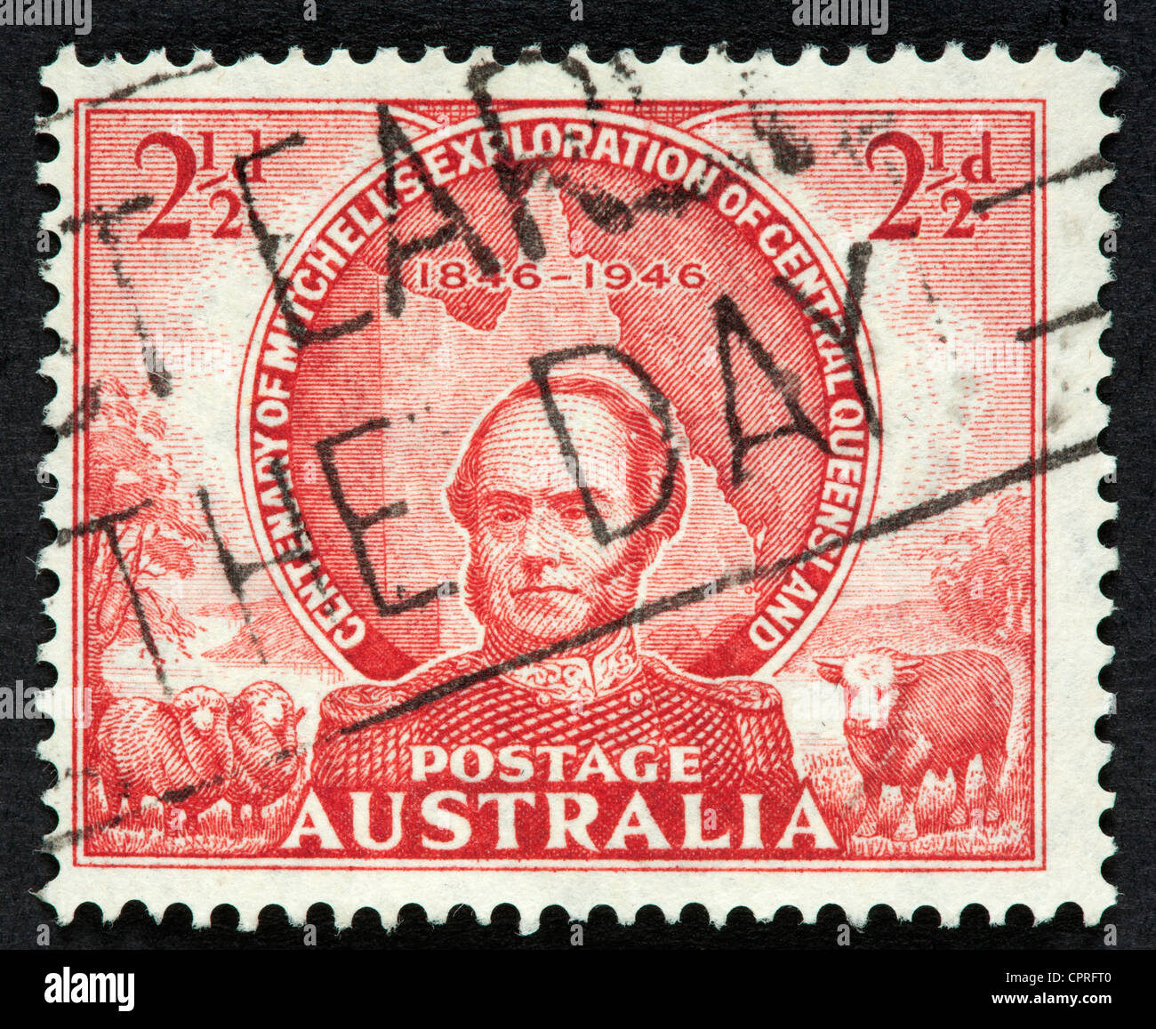Australian postage stamp Stock Photo Alamy