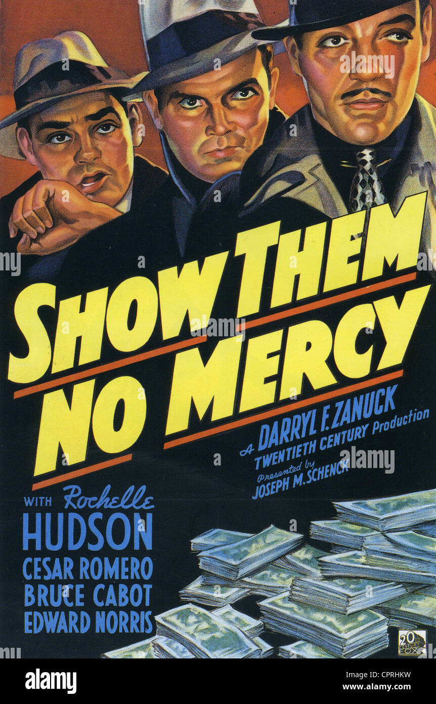SHOW THEM NO MERCY 1935 TCF film with Rochelle Hudson Stock Photo