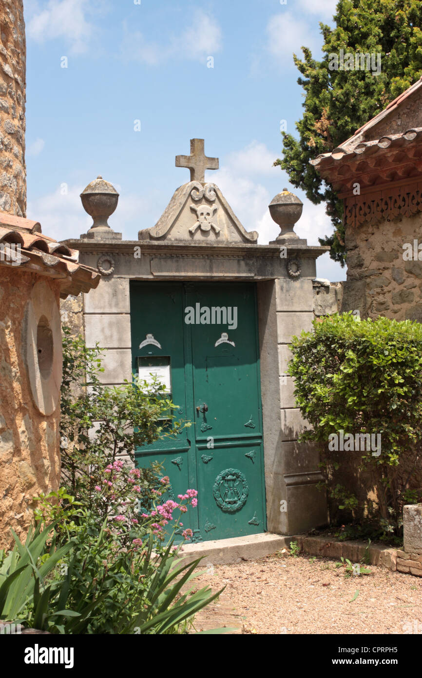 Entrance to the cemetery Church of Saint Mary Magdalene Rennes le