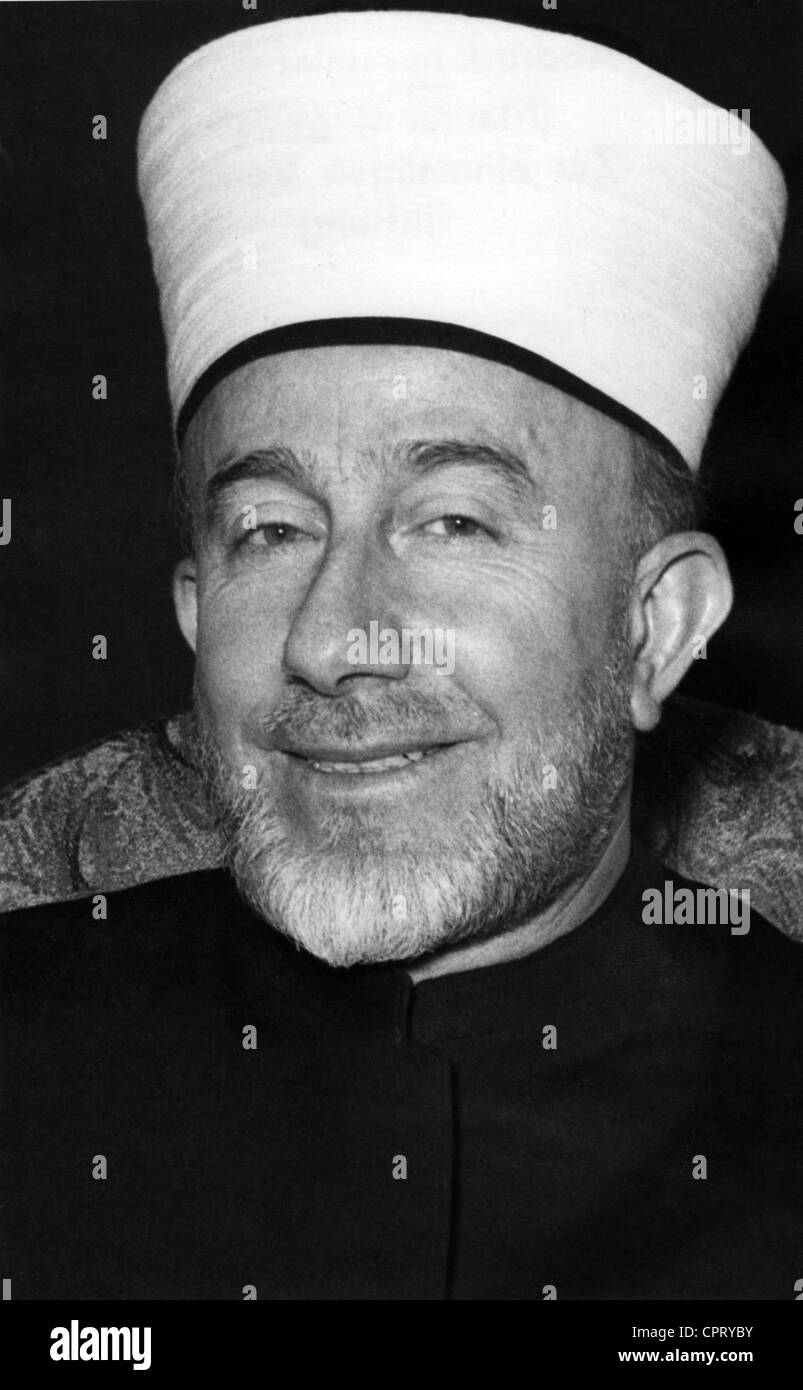 Husayni, Mohammad Amin al, 1893 - 4.7.1977, Arab Muslim leader, Grand Mufti of Jerusalem 1921 - 1977, portrait, Berlin, 28.11.1941, Stock Photo