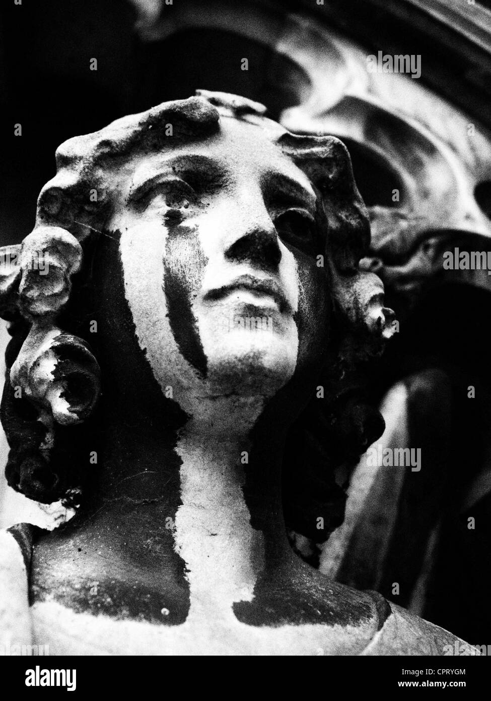 Black and White Statue Stock Photo Alamy