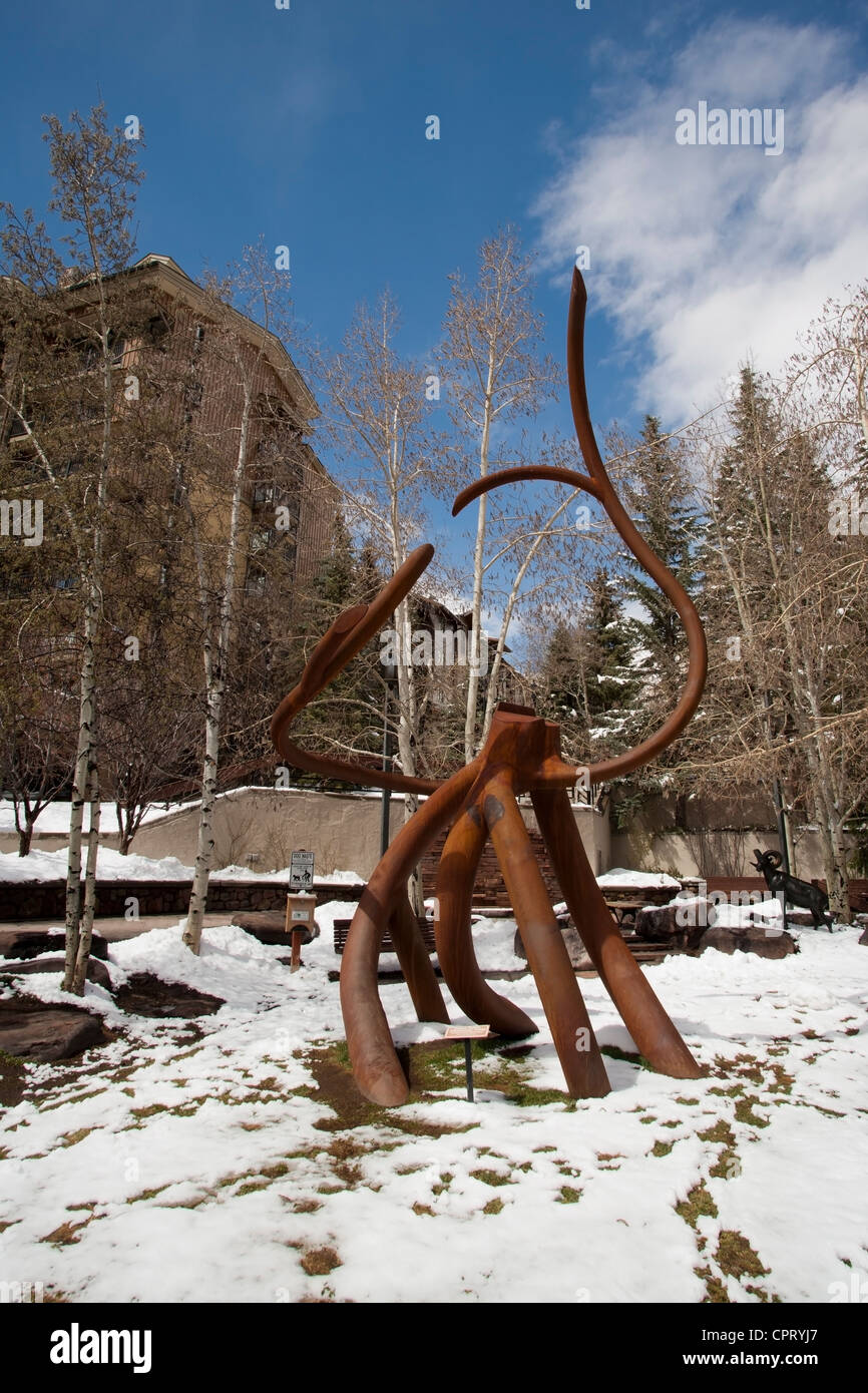 Art Sculpture Lionshead Village Vail, Colorado USA Stock Photo Alamy