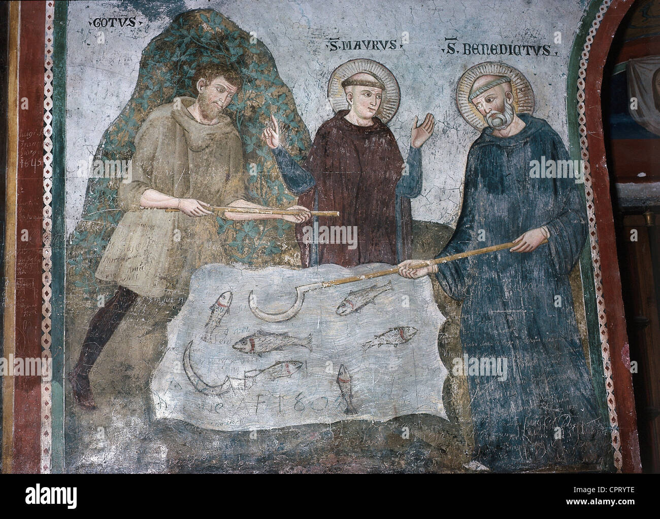 Benedict of Nursia, circa 480 AD - 21.3.547 AD, Italian clergyman ...