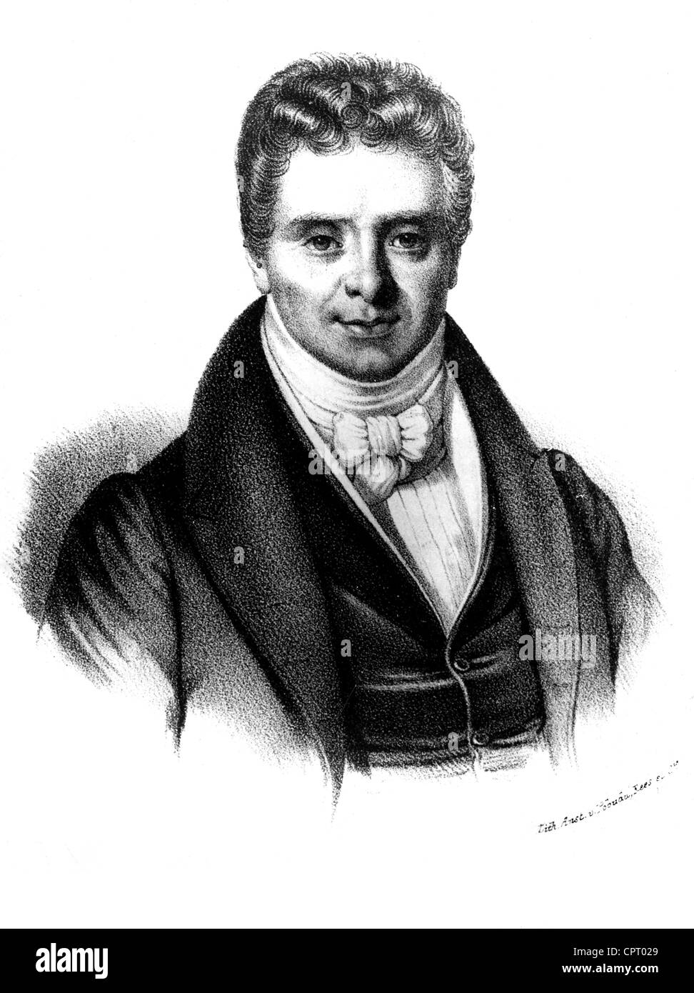 O'Connell, Daniel, 6.8.1775 - 15.5.1847, Irish politician, portrait, lithograph by F. Elijah (+ 1846), 19th century, Stock Photo