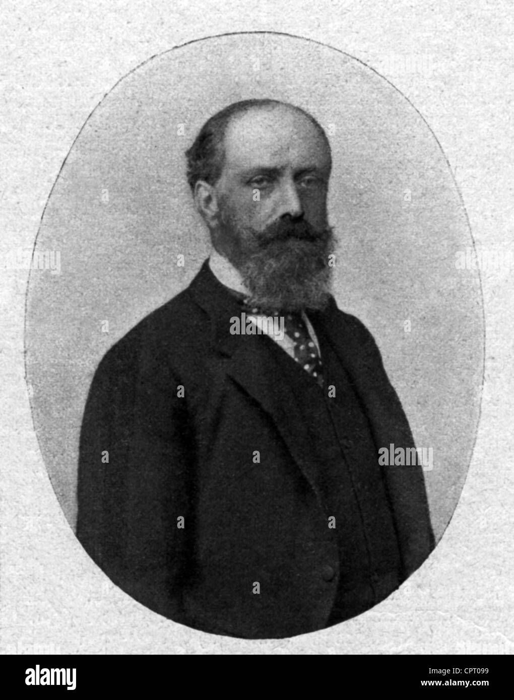 Radolin, Hugo Prince von, 1.4.1841 - 10.7.1917, German diplomat, portrait, in the oval, 1901, Stock Photo