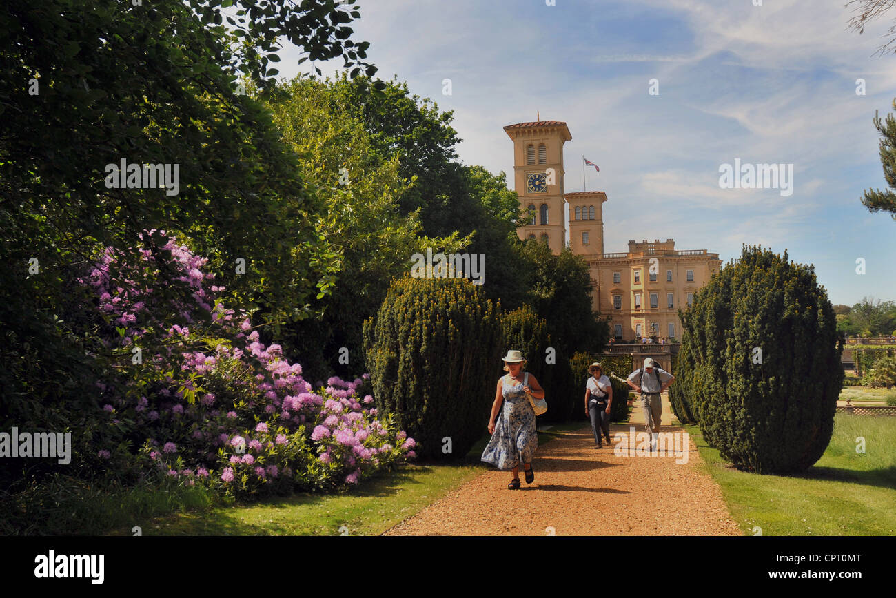Osborne House , the holiday home of Queen Victoria and Prince Albert on