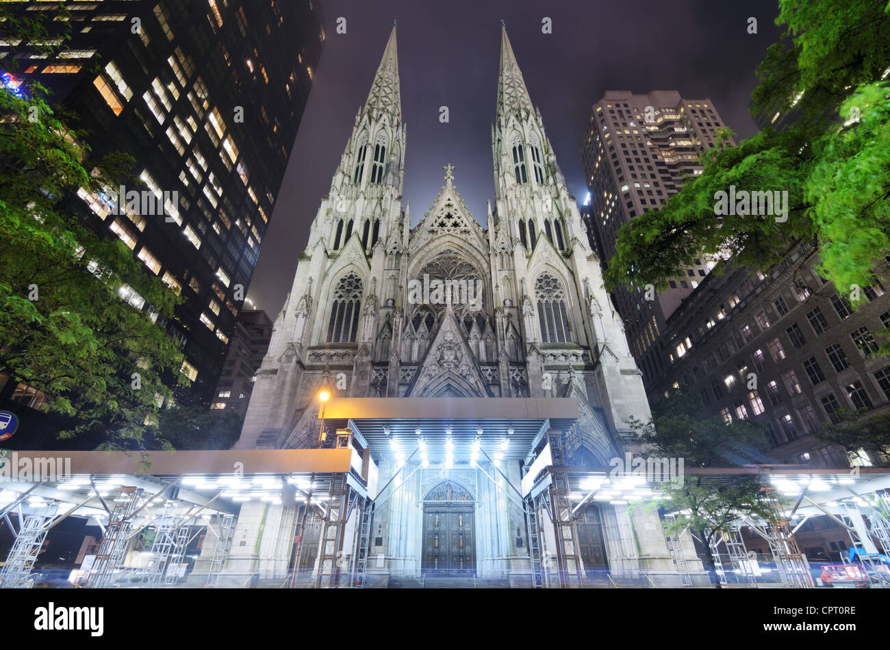 St. Patrick's Cathedral in New York City Stock Photo