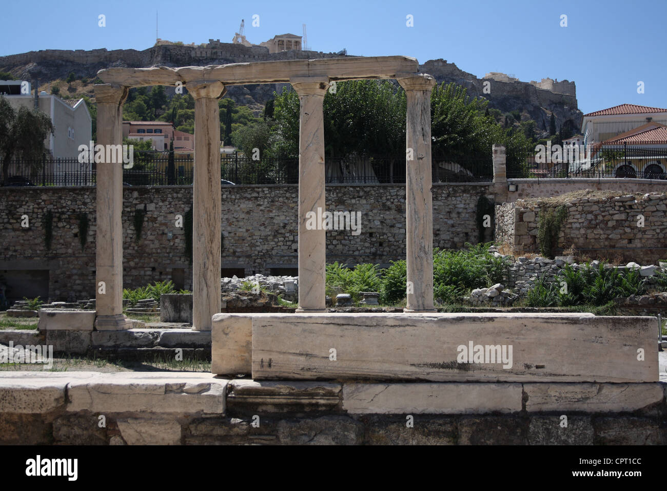 Ancient ruins in Athens, Greece Stock Photo Alamy