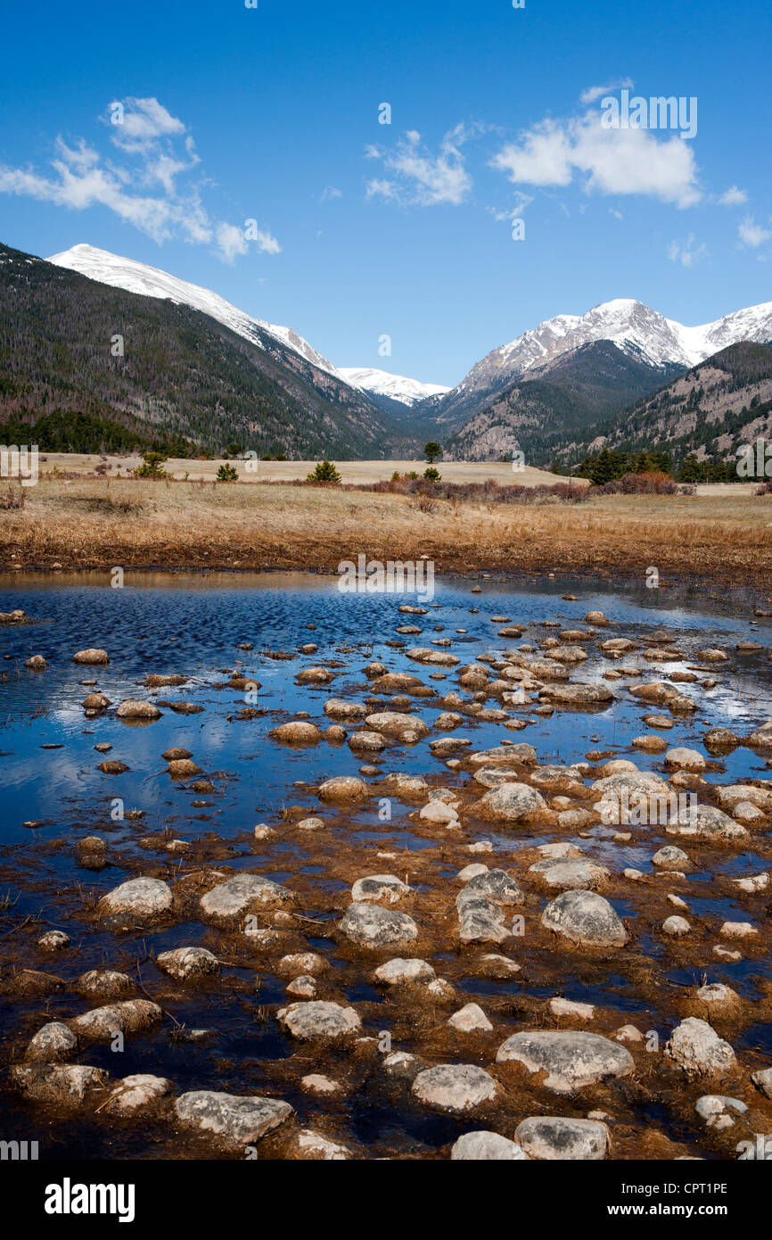 Sheep Lakes - Rocky Mountain National Park - Estes Park, Colorado USA Stock Photo