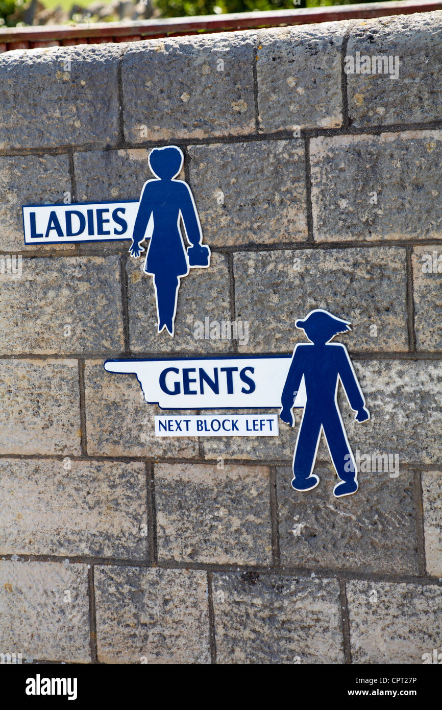 Ladies Gents Toilet Sign Stock Photos & Ladies Gents Toilet Sign Stock