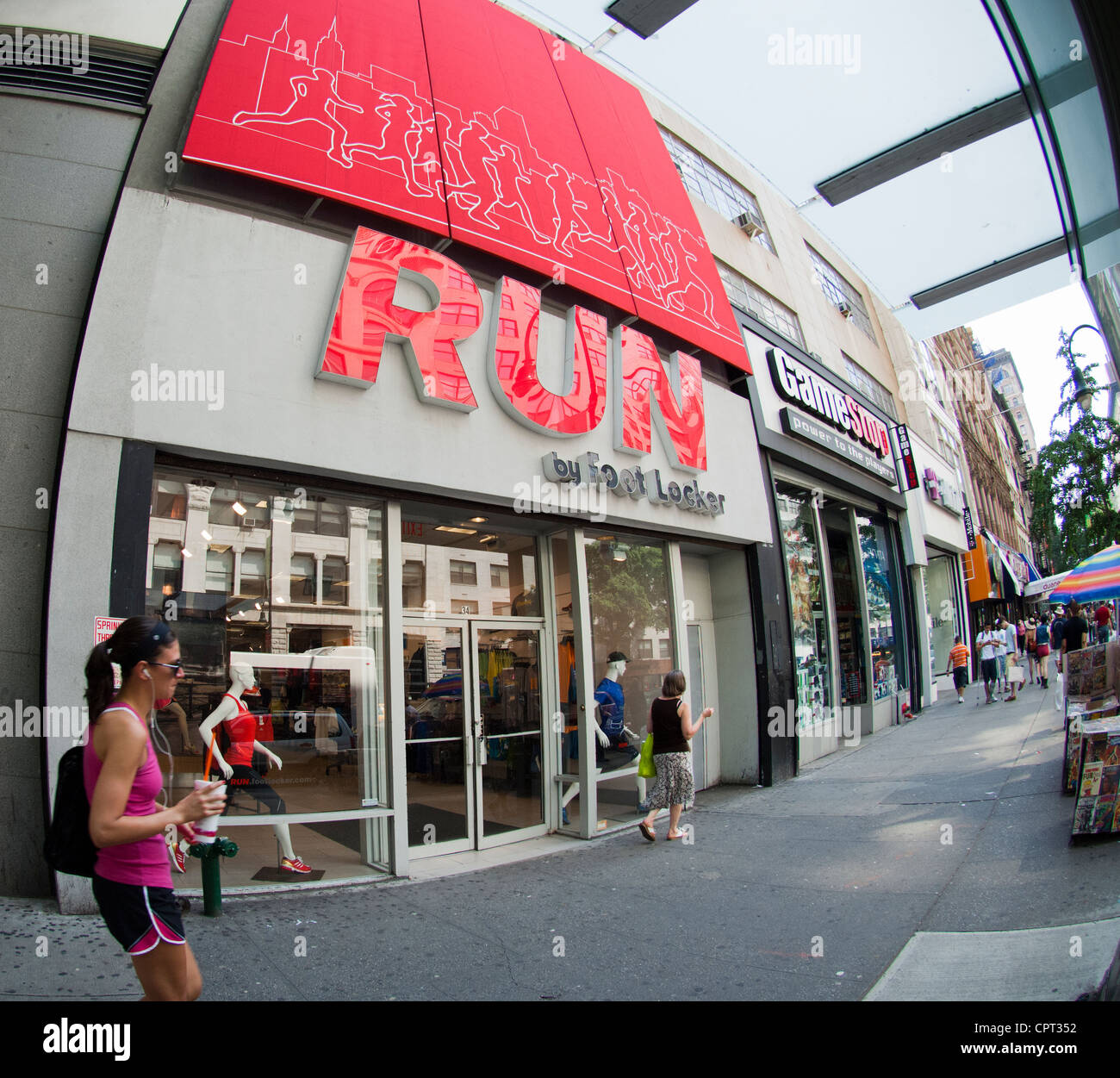 A Run by Foot Locker store in New York is seen on Monday, May 28, 2012 (© Richard B. Levine) Stock Photo