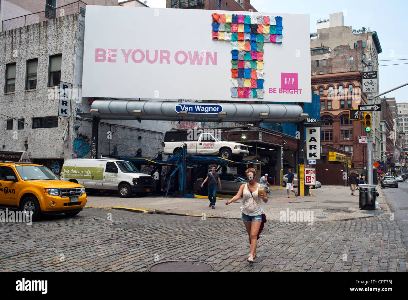 Advertising For The Gap Clothing Store In The Noho Neighborhood Of New