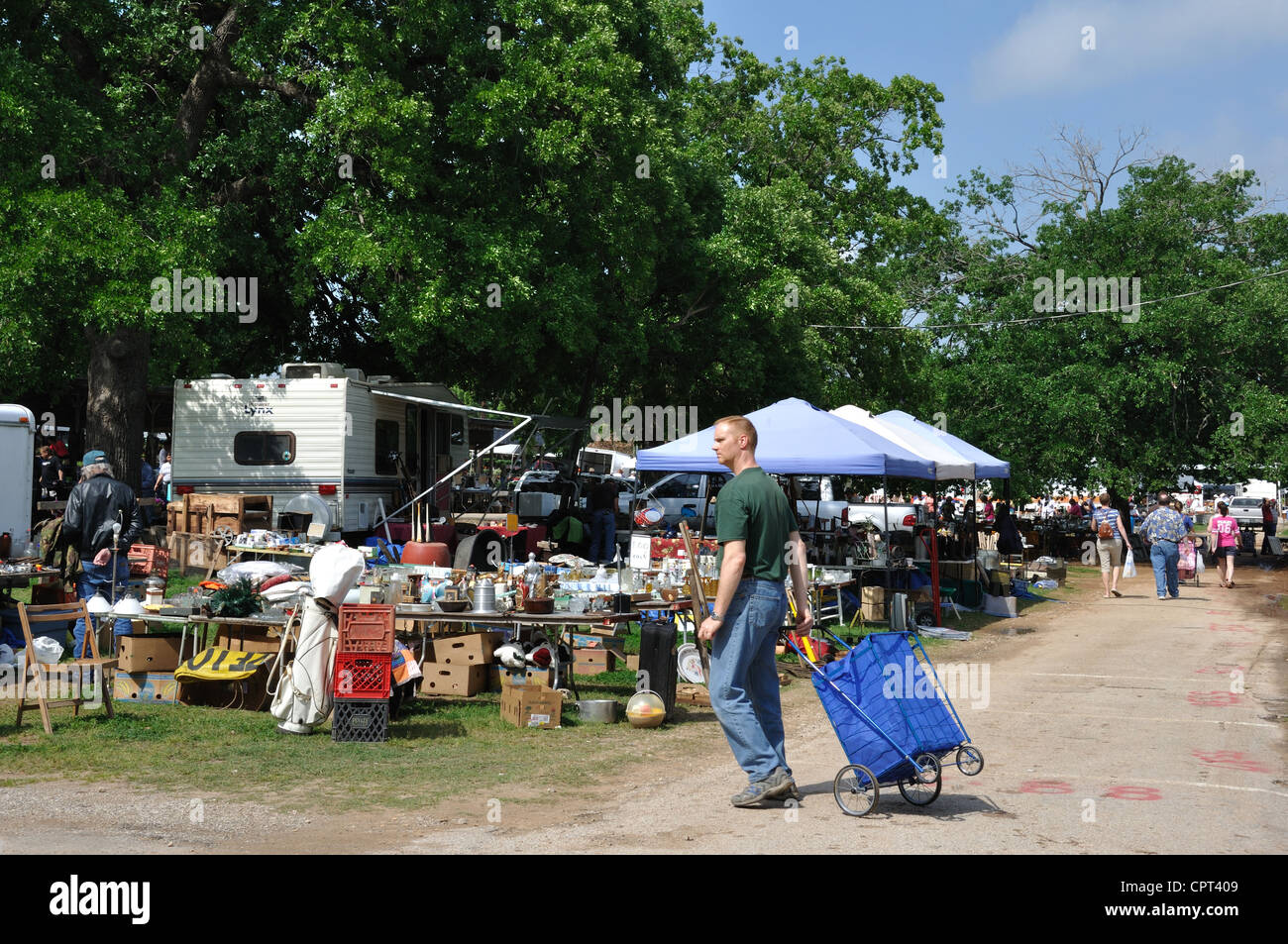 First Monday Trade Days flea market in Canton, Texas, USA oldest and