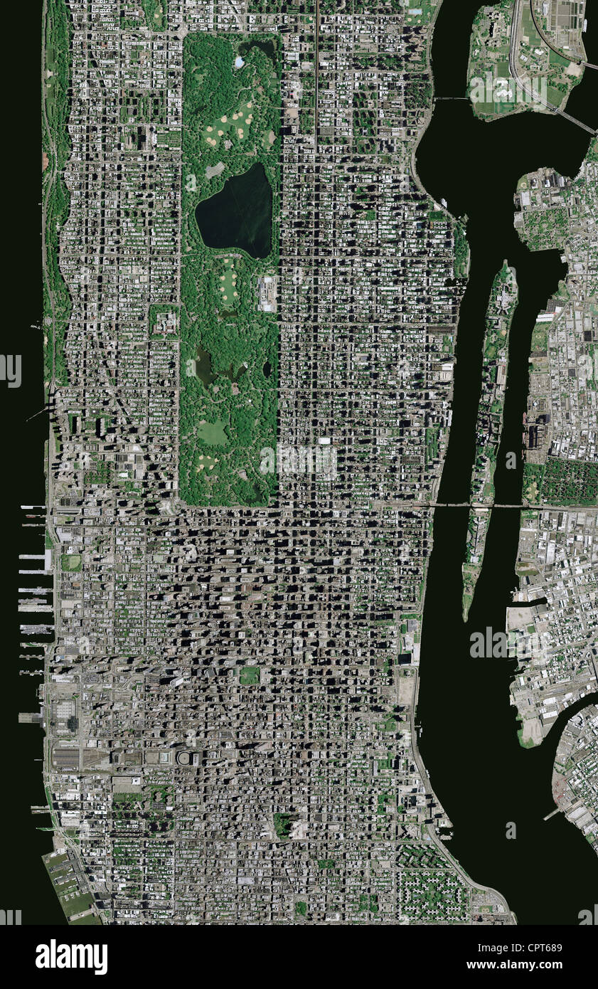Manhattan island map hi-res stock photography and images - Alamy