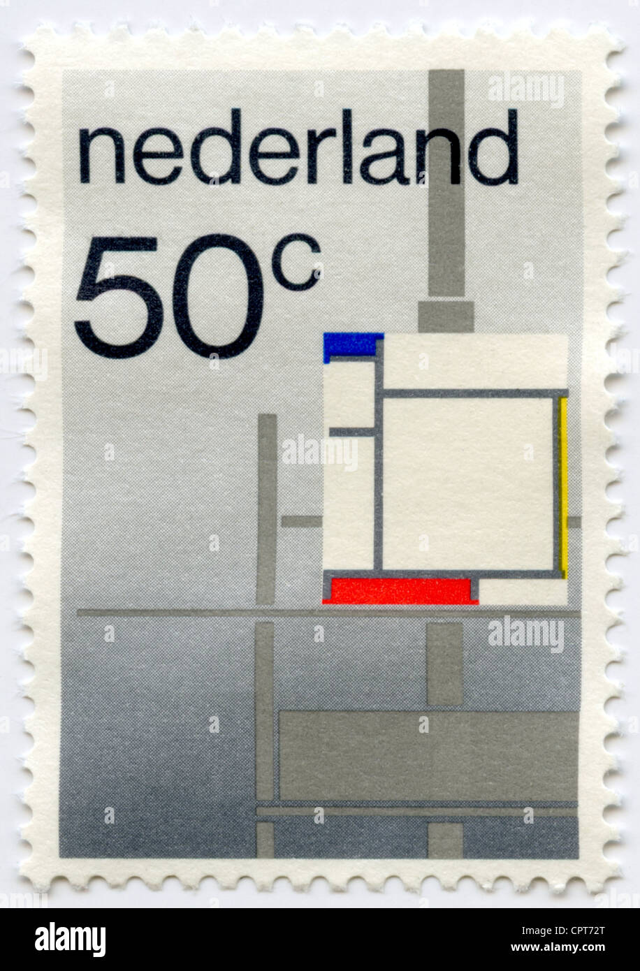 Holland postage stamp Stock Photo