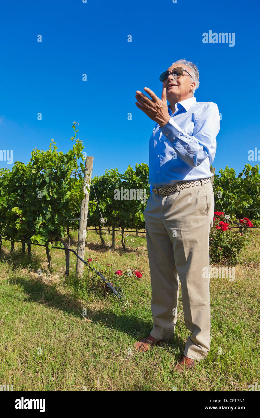 Angelo GAJA, a famous Italian winegrower., Angelo GAGA, an Epicurean