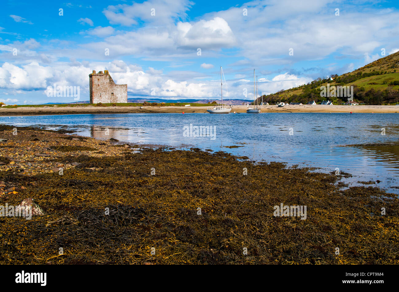 Lochranza Castle - Isle of Arran Stock Photo