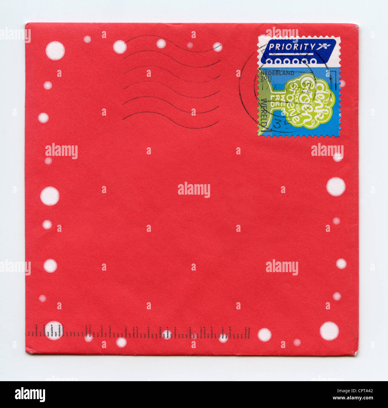 Netherlands postage on letter Stock Photo Alamy