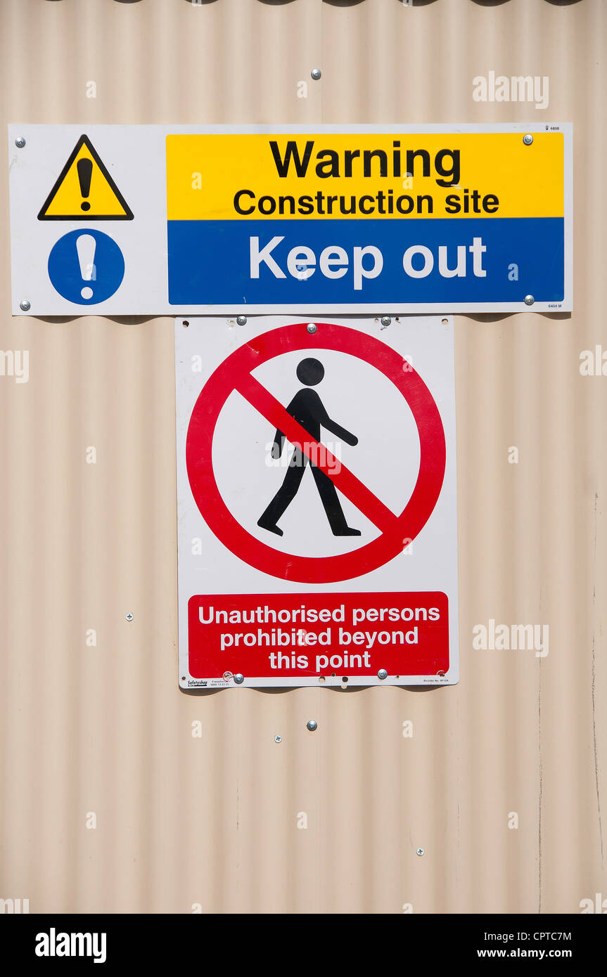 Building construction sign, Macclesfield UK Stock Photo Alamy