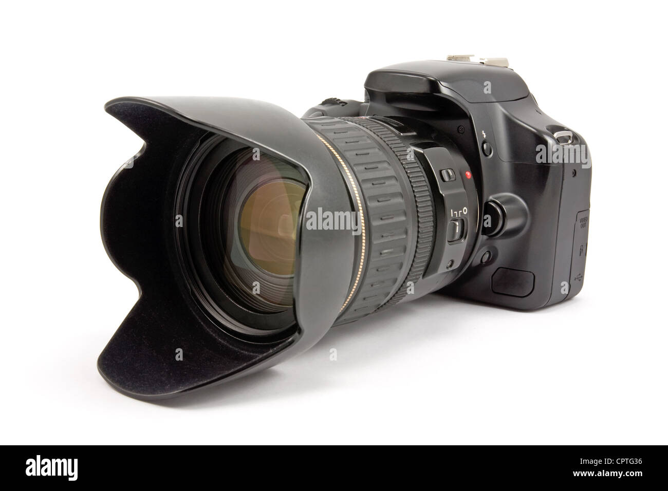digital photography equipment isolated on white background Stock Photo