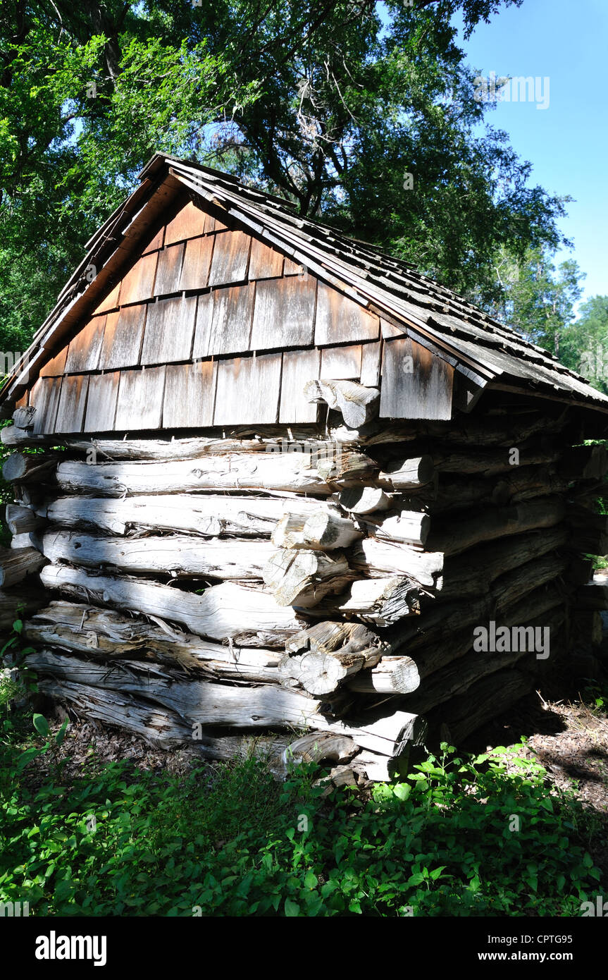 Log Cabin Village Open Air Museum Fort Worth Texas Usa Stock