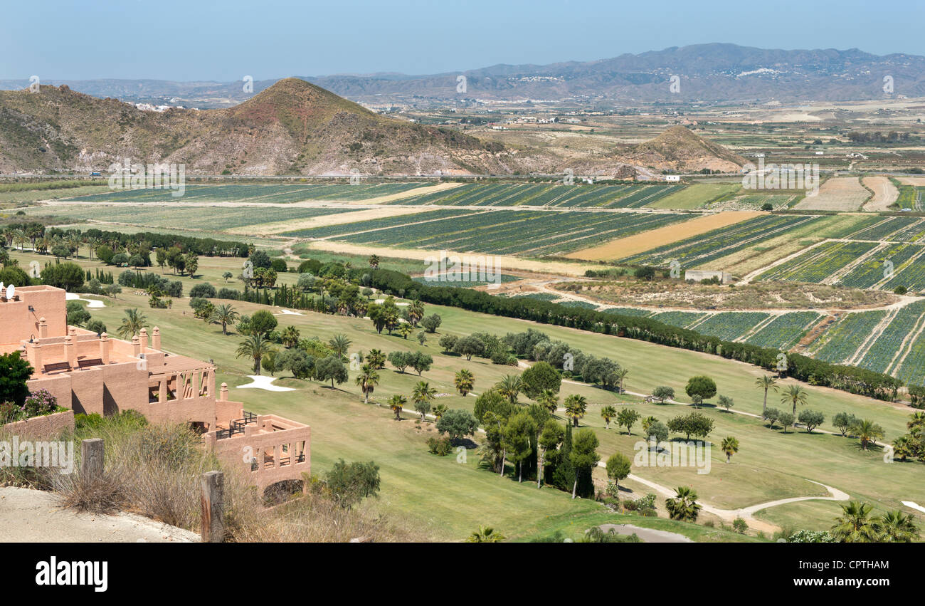 Marina Del Torre Golf Club, Mojacar, Almeria Province, Andalusia, Spain Stock Photo