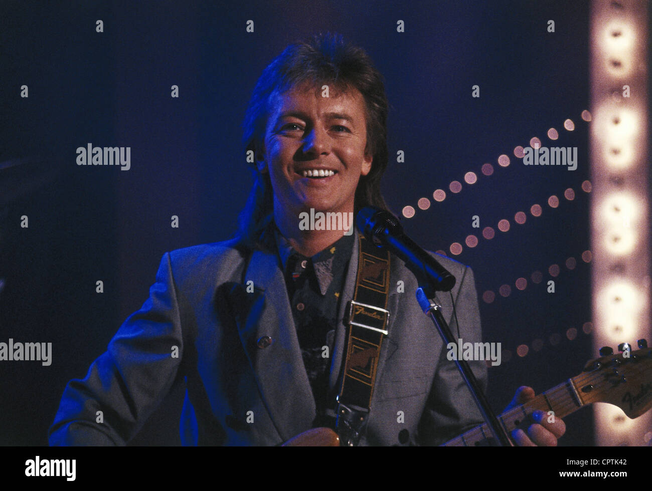 Norman, Chris, * 25.10.1950, British singer, half length, on stage, 1990s, Stock Photo