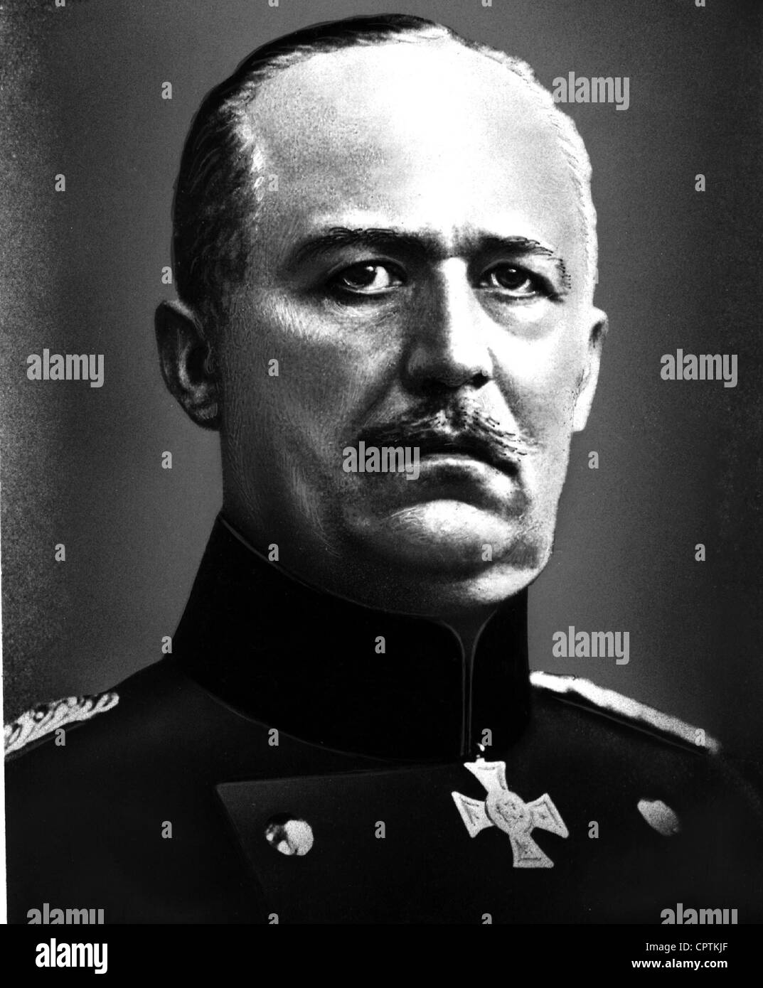 Ludendorff, Erich, 9.4.1865 - 20.12.1937, German general, Generalquartiermeister of Oberste Heeresleitung (Supreme Army Command) 1916 - 1918, portrait, Stock Photo